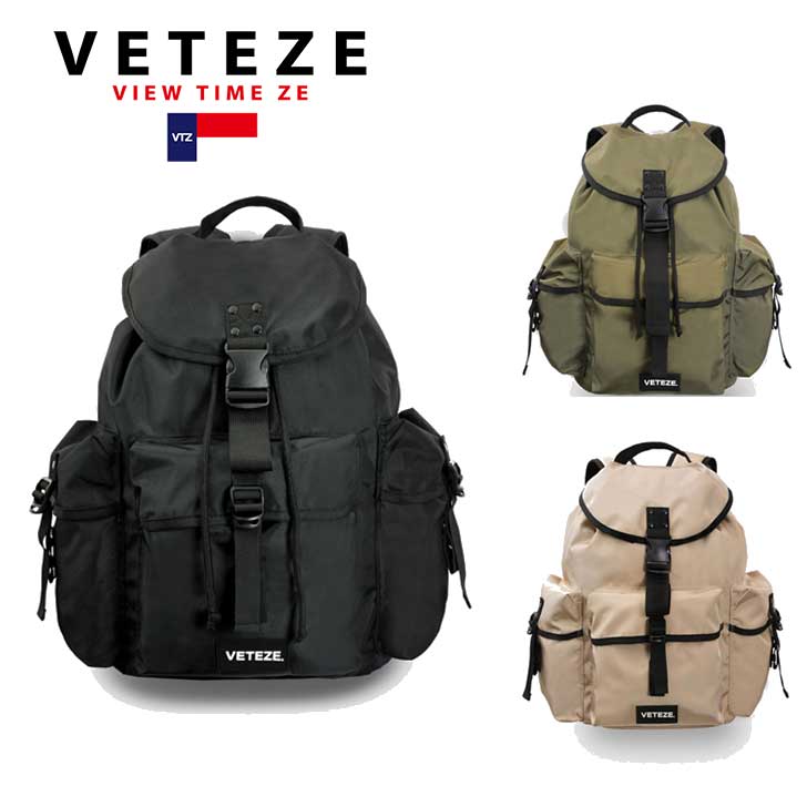 xe[ bNTbN VETEZE K̔X Y fB[X ICON BACKPACK ACRobOpbN BLACK ubN KHAKI J[L BEIGE x[W obO