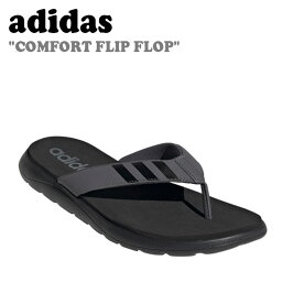 アディダス サンダル adidas メンズ レディース COMFORT FLIP FLOP コンフォート フリップ フロップ CORE BLACK コア ブラック GREY FIVE グレー ファイブ FY8654 シューズ 【中古】未使用品