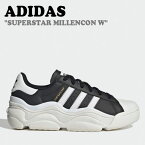 アディダス スニーカー ADIDAS メンズ レディース SUPERSTAR MILLENCON W スーパースター ミレンコン ウーマンズ BLACK ブラック WHITE ホワイト HQ9019 シューズ【中古】未使用品