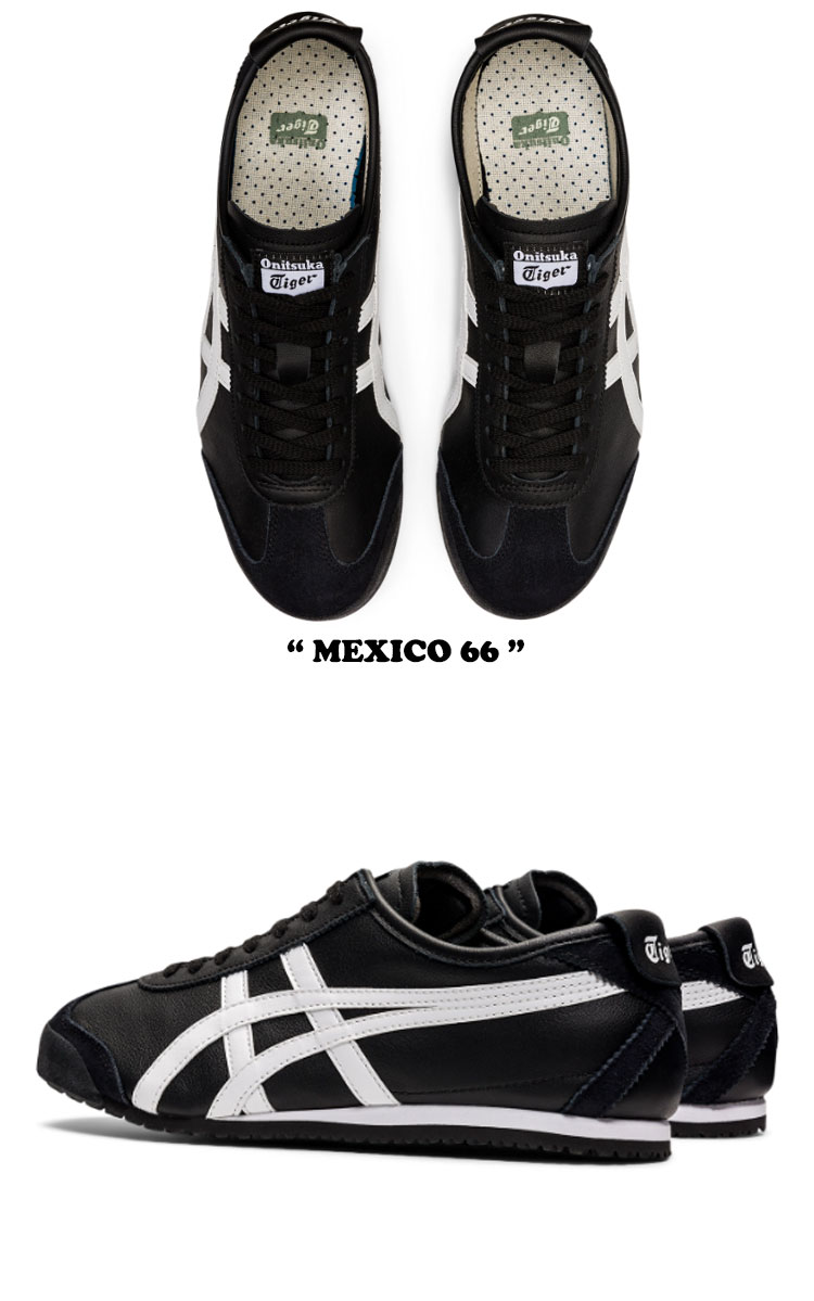 オニツカタイガー スニーカー Onitsuka Tiger メンズ レディース MEXICO 66 メキシコ 66 BLACK ブラック WHITE ホワイト 1183C102-001 シューズ