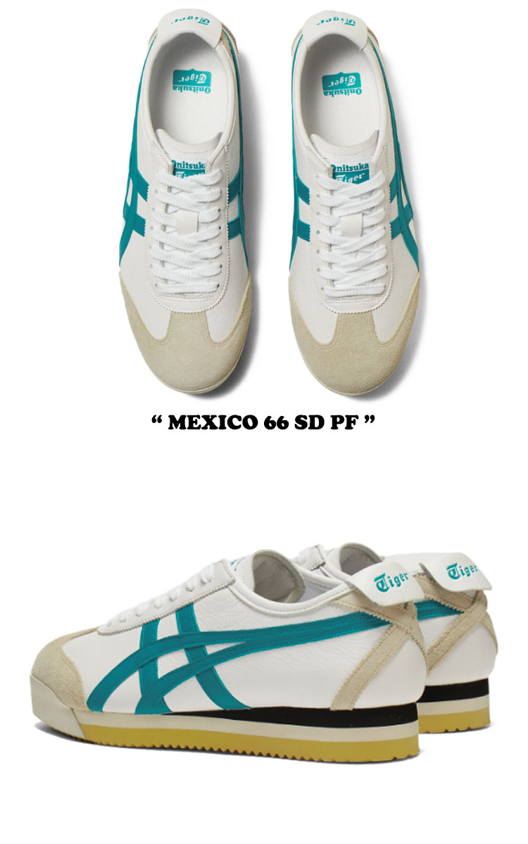 オニツカタイガー スニーカー Onitsuka Tiger メンズ レディース MEXICO 66 SD PF メキシコ 66 WHITE ホワイト LAGOON ラグーン 1183C156-102 シューズ