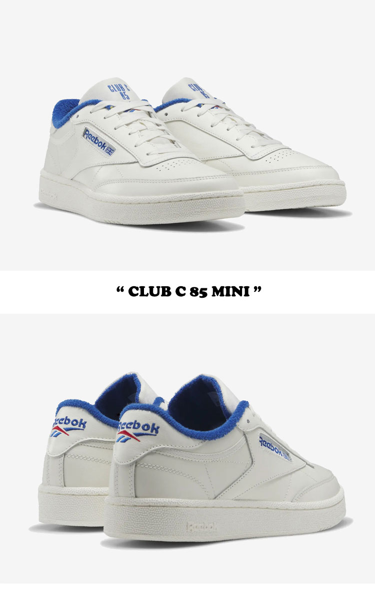 リーボック スニーカー REEBOK メンズ レディース CLUB C 85 MINI クラブ C 85 ミニ VECTOR BLUE ベクターブルー IE9388 RESO3ECAUB2 シューズ