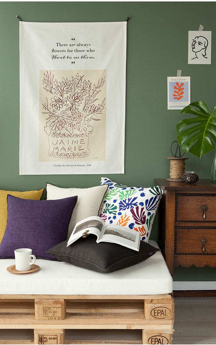 マリーハウス タペストリー MARY HOUSE 正規販売店 Henri Matisse Romsard Fabric Poster アンリ マティス ロンサール ファブリック ポスター Mary06 ACC 2