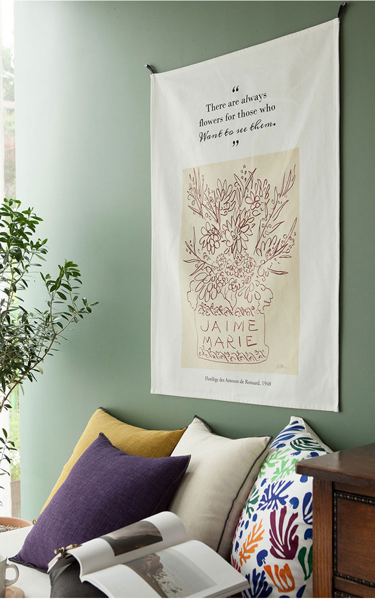 マリーハウス タペストリー MARY HOUSE 正規販売店 Henri Matisse Romsard Fabric Poster アンリ マティス ロンサール ファブリック ポスター Mary06 ACC 3