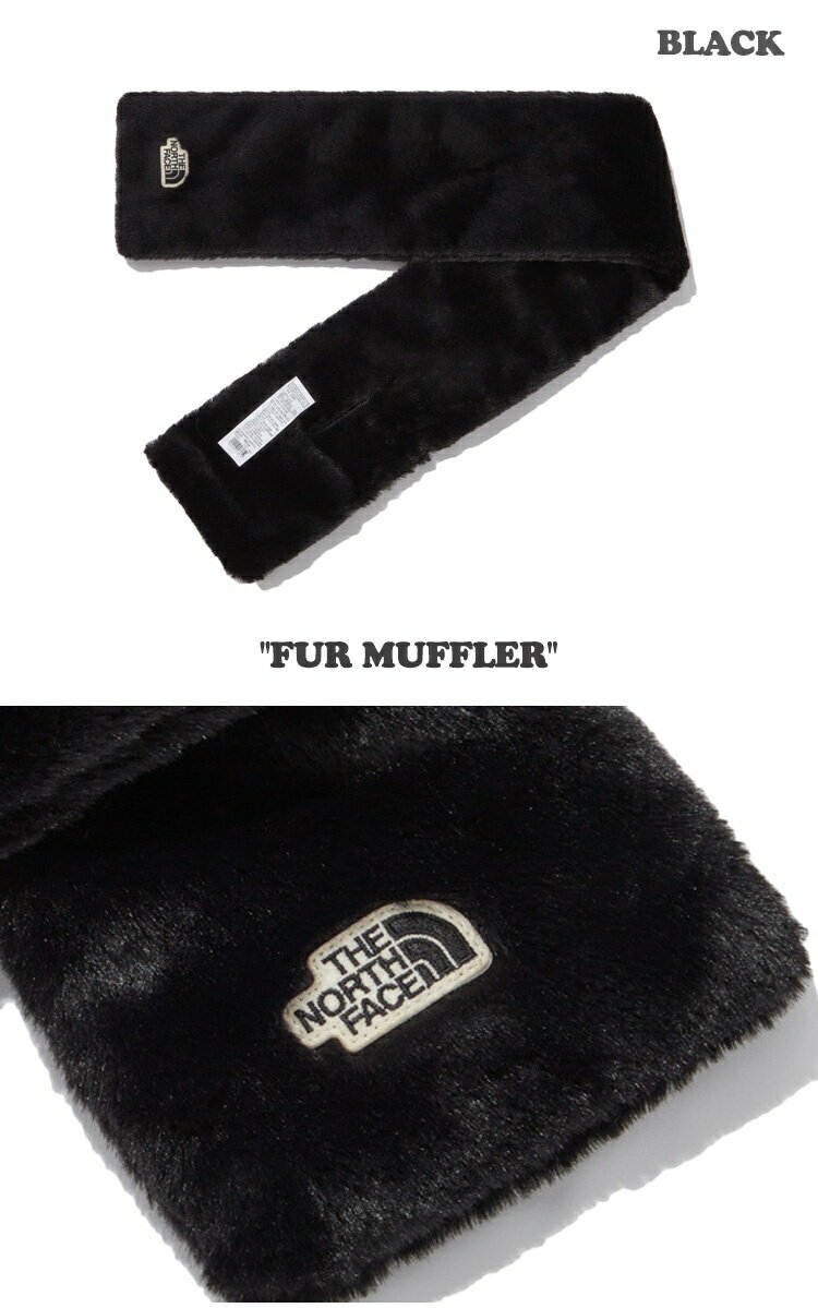 ノースフェイス 韓国 マフラー THE NORTH FACE メンズ レディース FUR MUFFLER ファーマフラー BLACK ブラック PINK ピンク CAMEL キャメル LIGHT GRAY ライト グレー BEIGE ベージュ NA5IP53J/K/L/M/N ACC【中古】未使用品