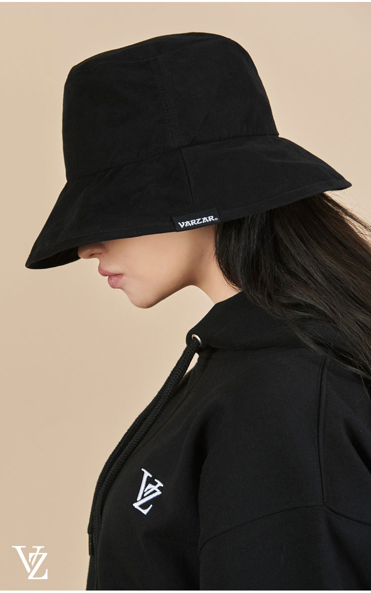 バザール バケットハット VARZAR 正規販売店 WIDE BRIM WASH BUCKET HAT ワイド ブリム ウォッシュ バケット ハット BLACK ブラック BEIGE ベージュ WHITE ホワイト GRAY グレー BLUE ブルー varzar262/3/4 varzar588/9 ACC
