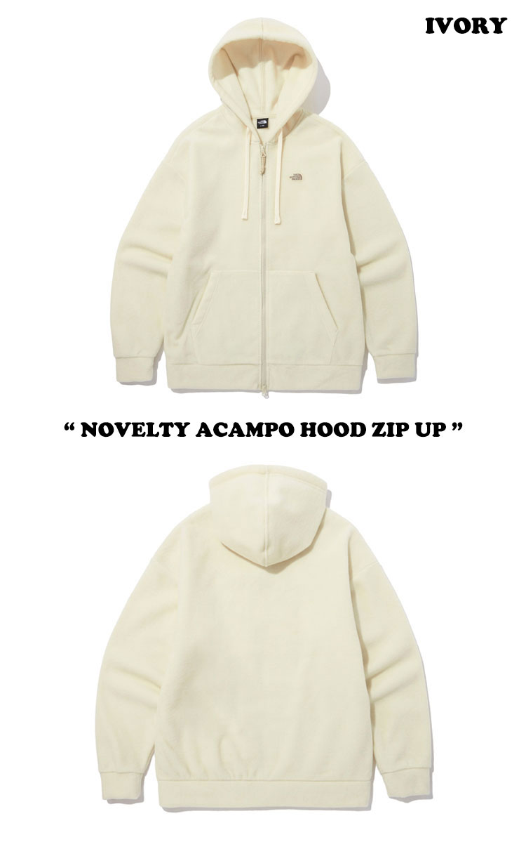 ノースフェイス ジップアップ THE NORTH FACE メンズ レディース NOVELTY ACAMPO HOOD ZIP UP ノベルティ アカンポ フード ジップ アップ GRAY グレー IVORY アイボリー BROWN ブラウン DARK GRAY ダークグレー NJ5JP28A/B/C/D ウェア【中古】未使用品