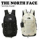 ノースフェイス 韓国 バックパック THE NORTH FACE メンズ レディース SUPER PACK スーパー パック BLACK ブラック CREAM ...