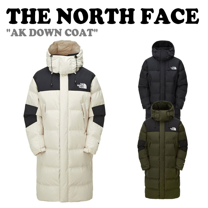ノースフェイス ダウン THE NORTH FACE メンズ レディース AK DOWN COAT ak ダウンコート BLACK ブラック KHAKI カーキ LIGHT BEIGE ライトベージュ NC1DN52J/K/L ウェア 【中古】未使用品