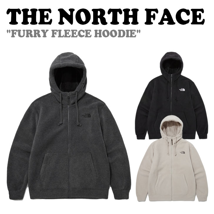 乐天商城 - ノースフェイス フリース THE NORTH FACE メンズ レディース FURRY FLEECE HOODIE ファーリー フリース フーディー BLACK ブラック WHITE SAND ホワイトサンド HEATHER GRAY ヘルサーグレー NJ4FP61A/B/C ウェア 【中古】未使用品