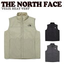 ノースフェイス 韓国 ベスト THE NORTH FACE メンズ レディース FELIX HEAT VEST フェリクス ヒートベスト BLACK ブラック ...