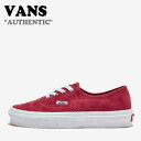 oY Xj[J[ VANS fB[X AUTHENTIC I[ZeBbN PIG SUEDE HOLLY BERRY sbOXG[h z[[x[ VN0009PVZLD V[Y