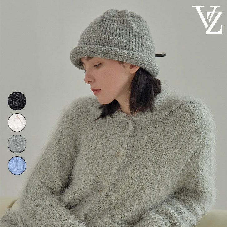 【国内配送/正規品】バザール ニット帽 VARZAR 正規販売店 VA Square Longlabel Rollup Beanie VA スクエア ロングラベル ロールアップ ビーニー BLACK ブラック CREAM クリーム GRAY グレー SKY BLUE スカイブルー varzar1237/38/39/40 ACC