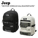 W[v bN Jeep Y fB[X SEVEN GRILLS 004 BACKPACK Zu OY obNpbN BLACK ubN IVORY AC{[ JO0GAU004BK/IV obO