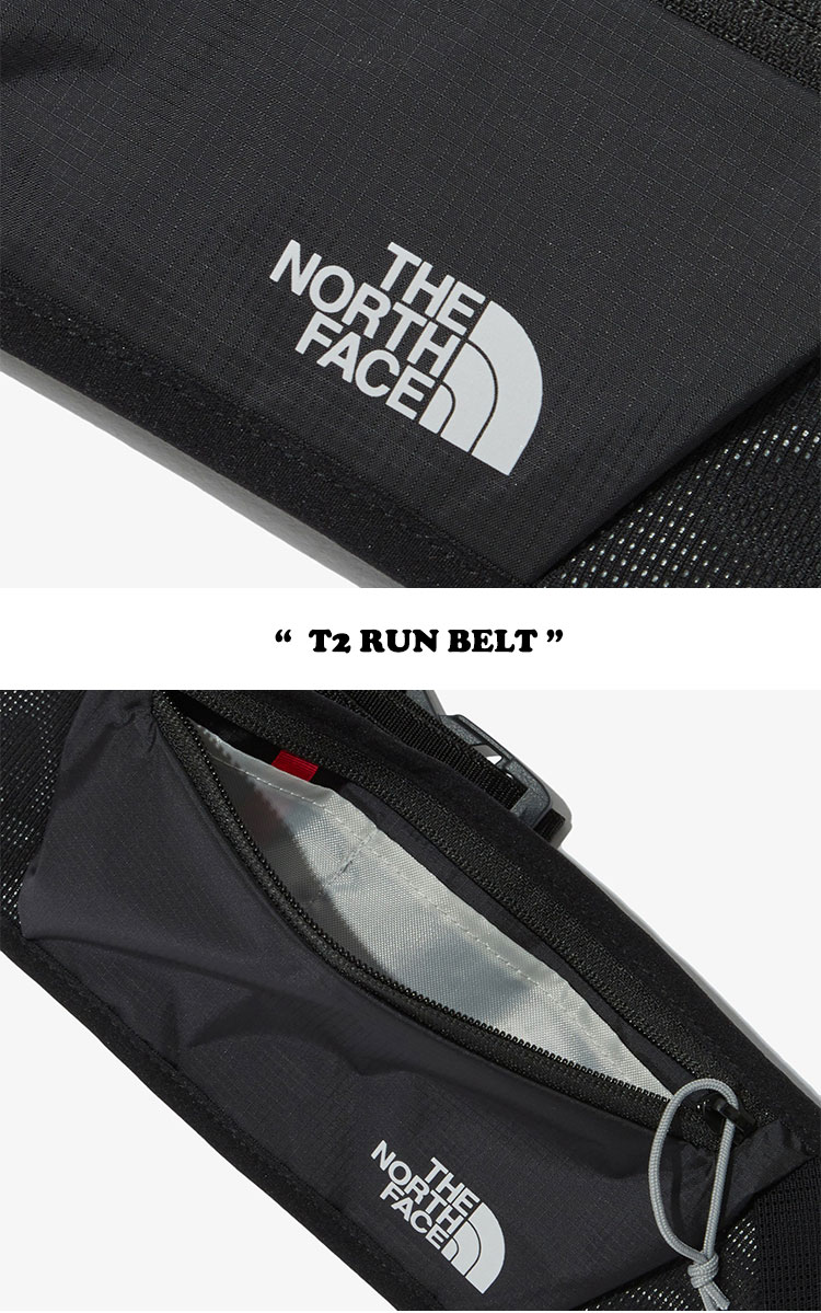 ノースフェイス ウエストポーチ THE NORTH FACE メンズ レディース T2 RUN BELT ラン ベルト BLACK ブラック GRAYISH BLUE グレイッシュ ブルー NN2PP70A/B バッグ【中古】未使用品