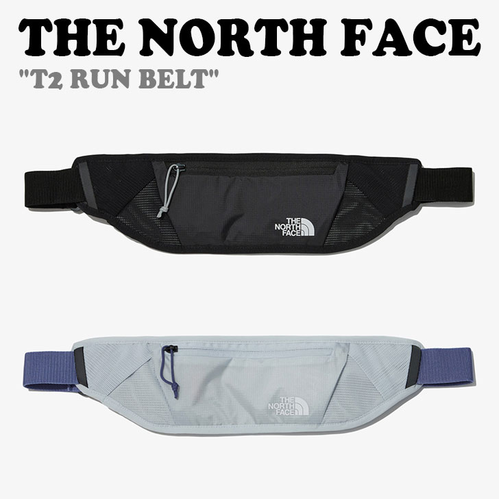 ノースフェイス ウエストポーチ THE NORTH FACE メンズ レディース T2 RUN BELT ラン ベルト BLACK ブラック GRAYISH BLUE グレイッシュ ブルー NN2PP70A/B バッグ【中古】未使用品