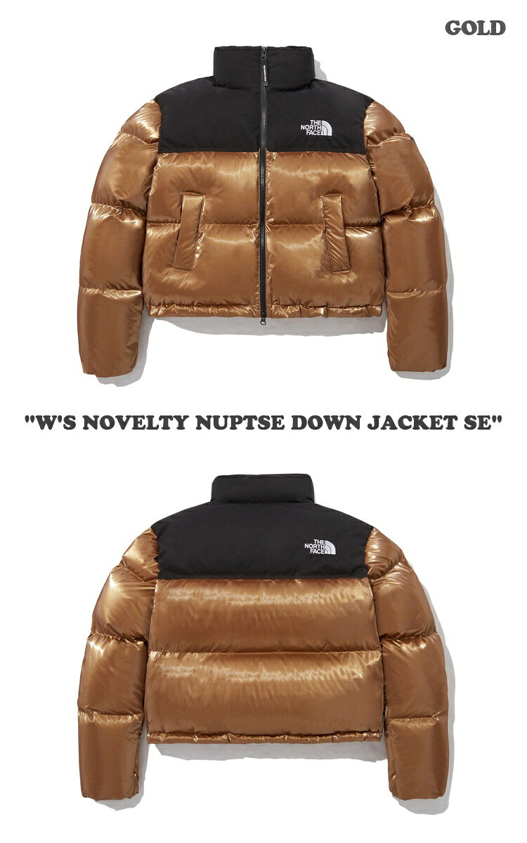 ノースフェイス ダウンジャケット THE NORTH FACE レディース W'S NOVELTY NUPTSE DOWN JACKET SE ノベリティー ヌプシ ダウン ジャケット SILVER シルバー GOLD ゴールド PINK ピンク NJ1DP87J/K/L ウェア【中古】未使用品
