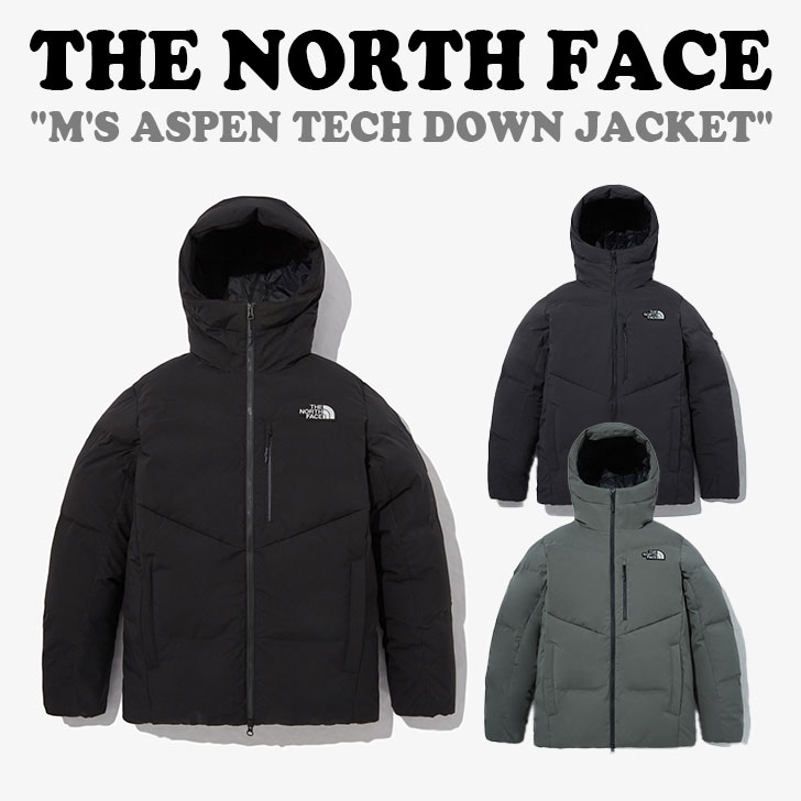 ノースフェイス ダウンジャケット THE NORTH FACE メンズ レディース M'S ASPEN TECH DOWN JACKET アスペン テック ダウン ジャケット BLACK ブラック DARK GRAY ダーク グレー KHAKI カーキ NJ2DP65A/B/C ウェア【中古】未使用品