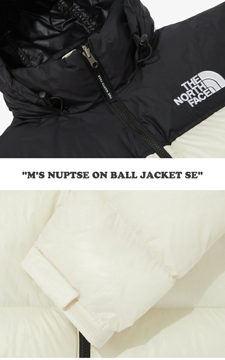 ノースフェイス ダウンジャケット THE NORTH FACE メンズ レディース M'S NUPTSE ON BALL JACKET SE ヌプシ オン ボール ダウン ジャケット CREAM クリーム NJ3NP56A ウェア【中古】未使用品