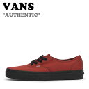 バンズ スニーカー VANS メンズ レディース AUTHENTIC オーセンティック RED レッ ...