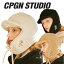 コンパーニョ イヤーフラップ CPGN STUDIO_COMPAGNO 正規販売店 メンズ レディース Holly Trooper Fleece Earflap ホリー トゥルーパー フリースイヤーフラップ BLACK ブラック BEIGE ベージュ CREAM クリーム CP21SF54/5/6 ACC