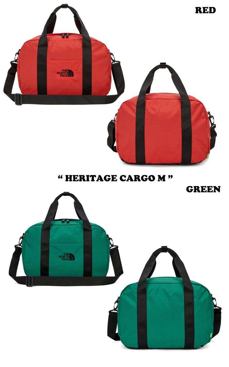 ノースフェイス ボストンバッグ THE NORTH FACE メンズ レディース HERITAGE CARGO M ヘリテージ カーゴバッグ ミディアム BLACK ブラック ROYAL BLUE ロイヤルブルー RED レッド GREEN グリーン NN2FQ01A/B/D/E バッグ 【中古】未使用品