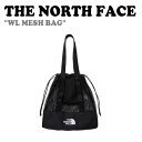 ノースフェイス ショールダバッグ THE NORTH FACE メンズ レディース WL MESH BAG ホワイトレーベル メッシュバッグ BLACK ブラッ...
