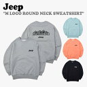 W[v g[i[ Jeep j̎q ̎q M LOGO ROUND NECK SWEATSHIRT MS Eh lbN XEFbgVc BLACK ubN MELANGE GREY W O[ MINT ~g LIGHT ORANGE CgIW KN5TSU841BK/MG/MT/LO EFA