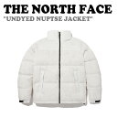ノースフェイス ジャケット THE NORTH FACE メンズ レディース UNDYED NUPTSE JACKET アンダイド ヌプシジャケット CREAM BEIGE クリームベージュ ダウン NJ1DN93A ウェア 【中古】未使用品