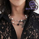 ブラックパープル ネックレス BLACKPURPLE 正規販売店 DE SEVEN PEARL NECKLACE ディーセブン パールネックレス GOLD ゴールド 韓国アクセサリー GDAPS001N93 ACC