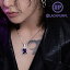 【nct 着用】ブラックパープル ネックレス BLACKPURPLE 正規販売店 FULL SHINE SQUARE NECKLACE フル シャイン スクエアネックレス SILVER シルバー PURPLE パープル 韓国アクセサリー PPAAP019N69 ACC