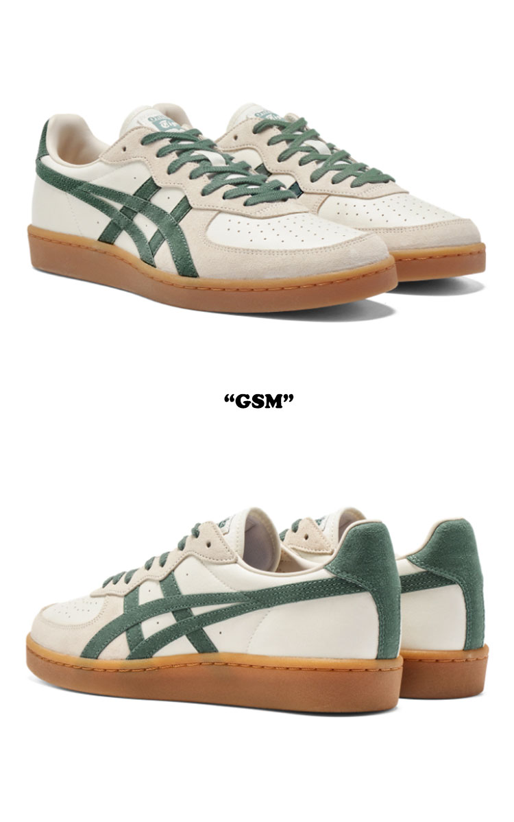 オニツカタイガー スニーカー Onitsuka Tiger メンズ レディース GSM ジーエスエム CREAM HIKING GREEN クリーム ハイキング グリーン 1183A353-128 シューズ