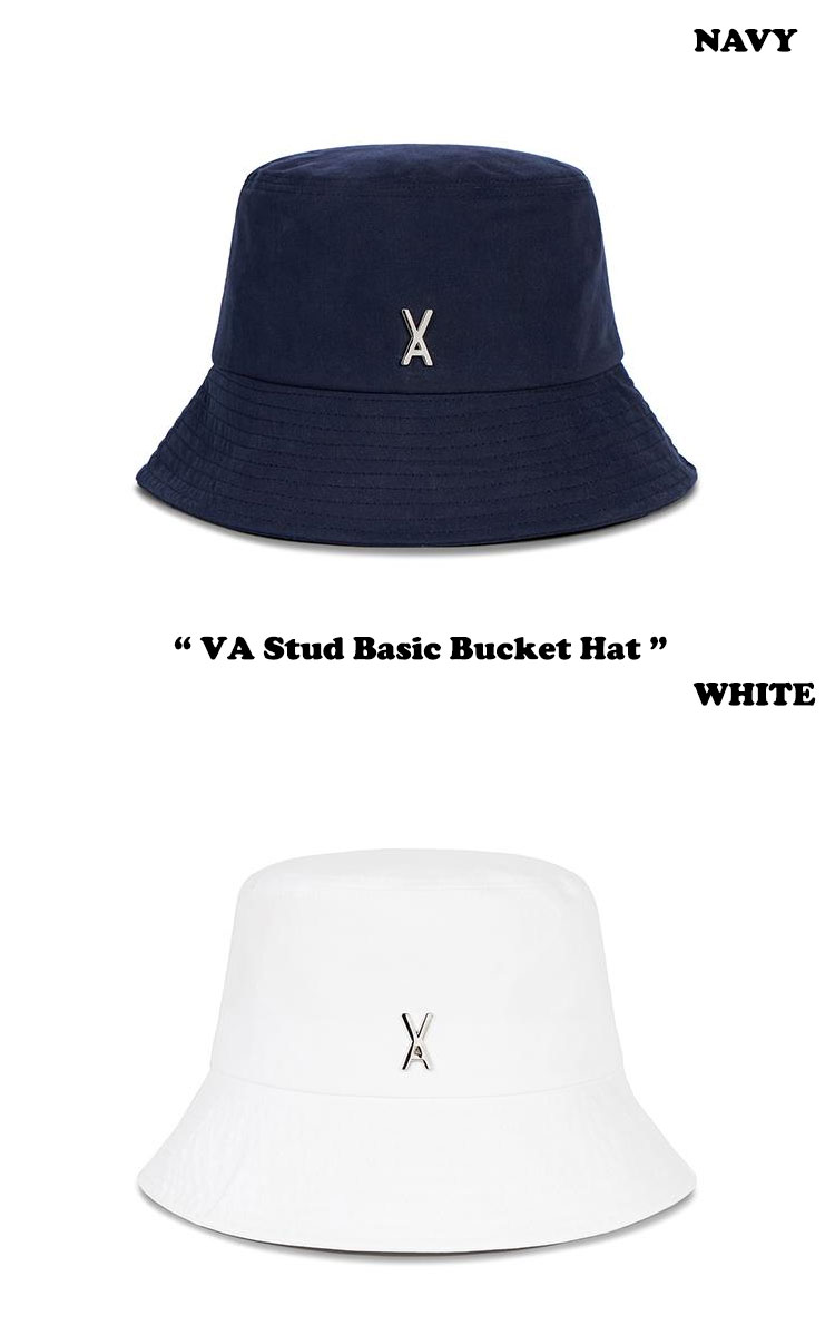 バザール バケットハット VARZAR 正規販売店 VA Stud Basic Bucket Hat スタッド ベーシック バケットハット BLACK ブラック BEIGE ベージュ NAVY ネイビー WHITE ホワイト varzar1278/79/80/81 ACC