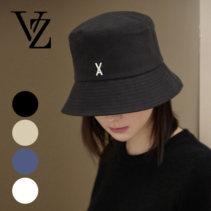 Rakuten - バザール バケットハット VARZAR 正規販売店 VA Stud Basic Bucket Hat スタッド ベーシック バケットハット BLACK ブラック BEIGE ベージュ NAVY ネイビー WHITE ホワイト varzar1278/79/80/81 ACC