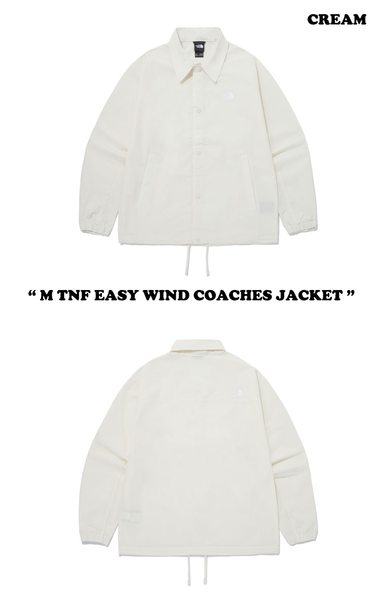 ノースフェイス コーチジャケット THE NORTH FACE メンズ M TNF EASY WIND COACHES JACKET イージー ウインド コーチジャケット BLACK ブラック CREAM クリーム DARK RED ダークレッド NJ3BQ03A/B/C ウェア【中古】未使用品【中古】未使用品