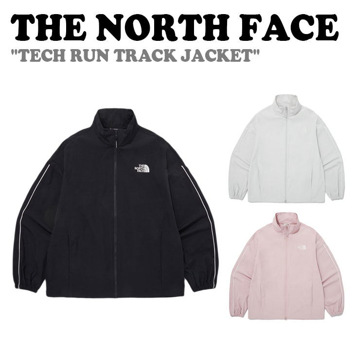 Rakuten - ノースフェイス ナイロンジャケット THE NORTH FACE メンズ レディース TECH RUN TRACK JACKET テク ラン トラック ジャケット BLACK ブラック ICE GRAY アイスグレー PALE PINK ペールピンク NJ3BQ09J/K/L ウェア【中古】未使用品