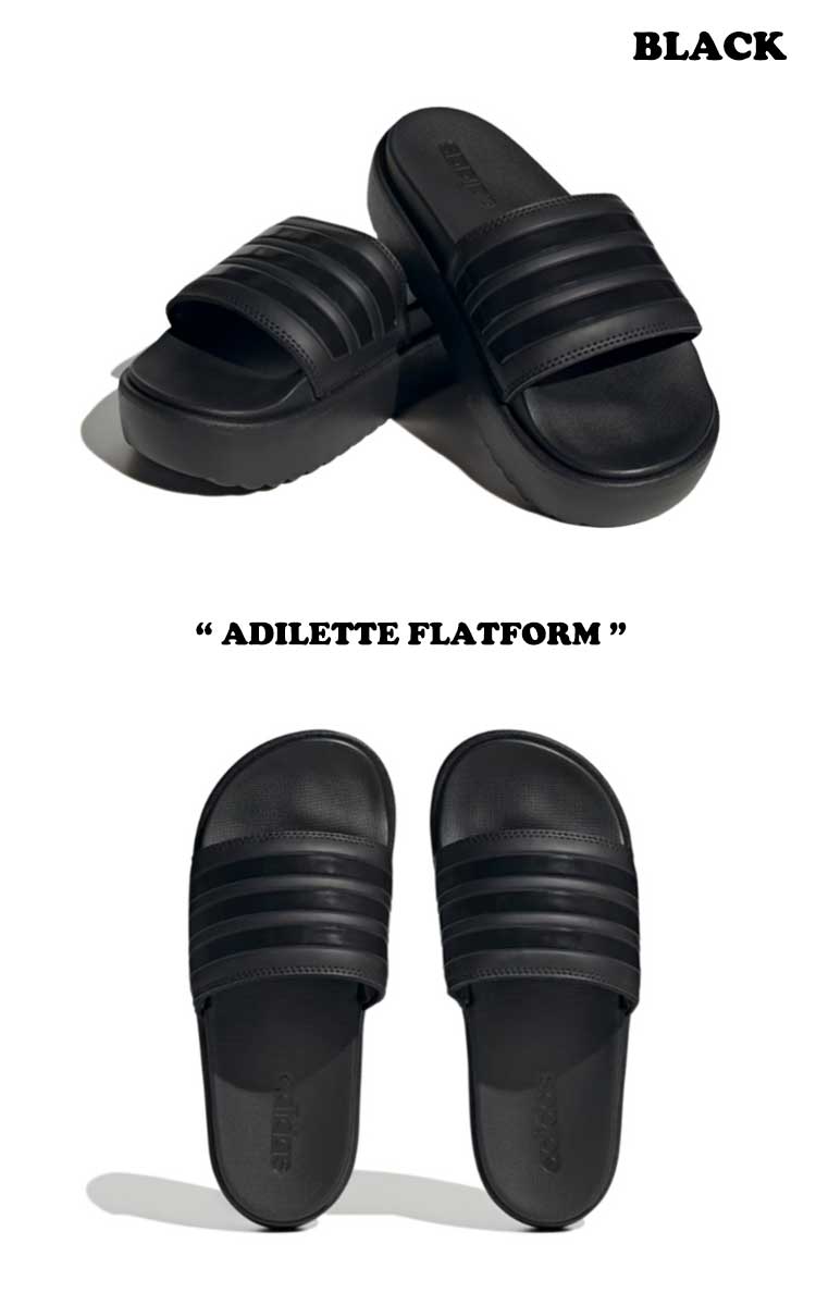 アディダス 厚底 サンダル adidas メンズ レディース ADILETTE FLATFORM SLIDE ア...