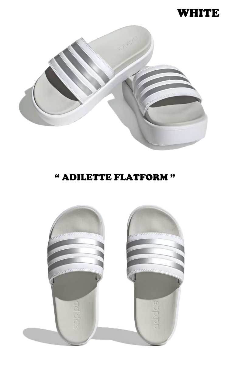 アディダス 厚底 サンダル adidas メンズ レディース ADILETTE FLATFORM SLIDE ア...
