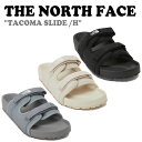 ノースフェイス サンダル THE NORTH FACE メンズ レディース TACOMA SLIDE /H タコマ スライド BLACK ブラック BEIGE ベージュ GRAY グレー NS98P10A/B/C シューズ 【中古】未使用品(4)
