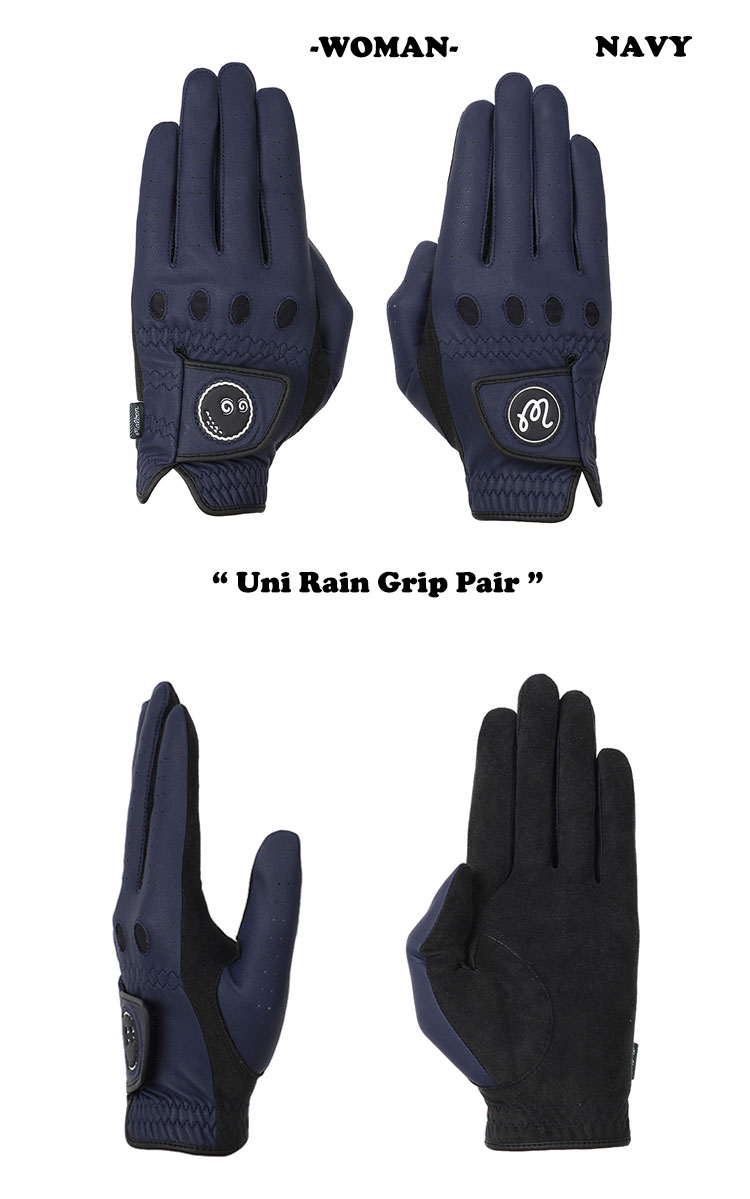 マルボンゴルフ グローブ MALBON GOLF Uni Rain Grip Pair ユニ レイン グリップ ペアー NAVY GRAY M4143PGL03 ACC