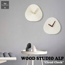 ウッドスタジオアルプ 掛け時計 正規販売店 WOOD STUDIO ALP CLOUD CLOCK クラウド クロック ASH アッシュ WALNUT ウォール...