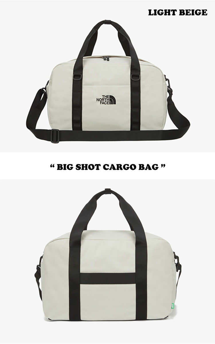 ノースフェイス ボストンバッグ THE NORTH FACE メンズ レディース BIG SHOT CARGO BAG ビッグ ショット カーゴバッグ BLACK ブラック LIGHT BEIGE ライトベージュ TAN タン NN2FQ00A/B/C バッグ 【中古】未使用品