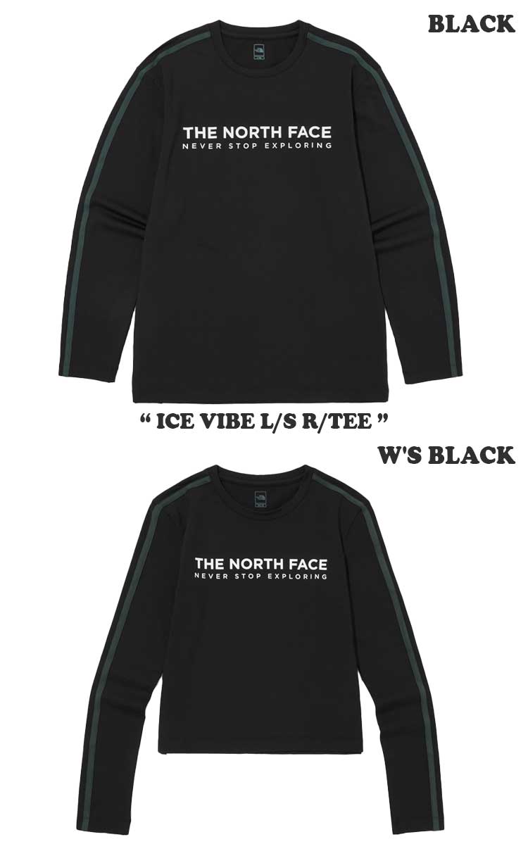 ノースフェイス ラッシュガード THE NORTH FACE メンズ レディース ICE VIBE L/S R/TEE アイス バイブ ロングスリーブ ラウンドTシャツ BLACK ブラック WHITE ホワイト NAVY ネイビー PINK ピンク 長袖 水着 NT7TQ18A/B/C/D ウェア【中古】未使用品