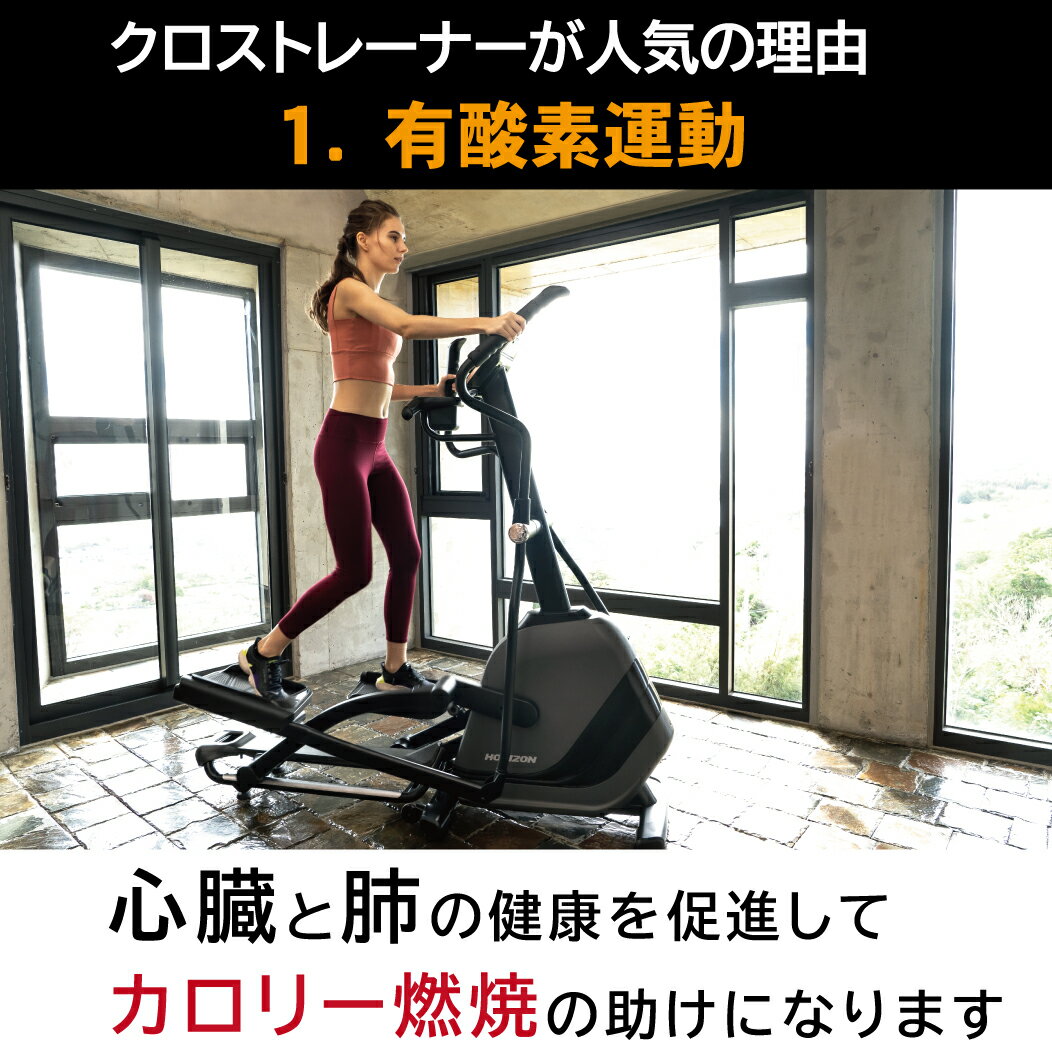 [2年保証付 ポイント10倍] クロストレーナー ANDES7.1 アンデス7.1 ランニングマシン 電動ルームランナー ジョンソン ランニングマシーン RUNNING MACHINE　HORIZON ホライズン @ZONE対応[送料無料 組立無料] 3