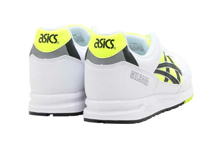asicsTigerGELSAGAアシックスタイガーゲルサガWHITE/SAFETYYELLOW/BLACK