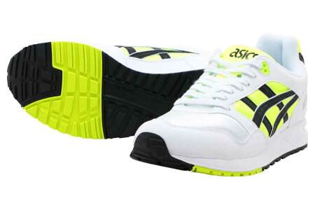 asicsTigerGELSAGAアシックスタイガーゲルサガWHITE/SAFETYYELLOW/BLACK