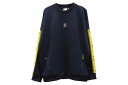 y2024 ZZ[zyFINAL SALEz tB N[lbN W[W FILA CREW NECK JERSEY NAVY