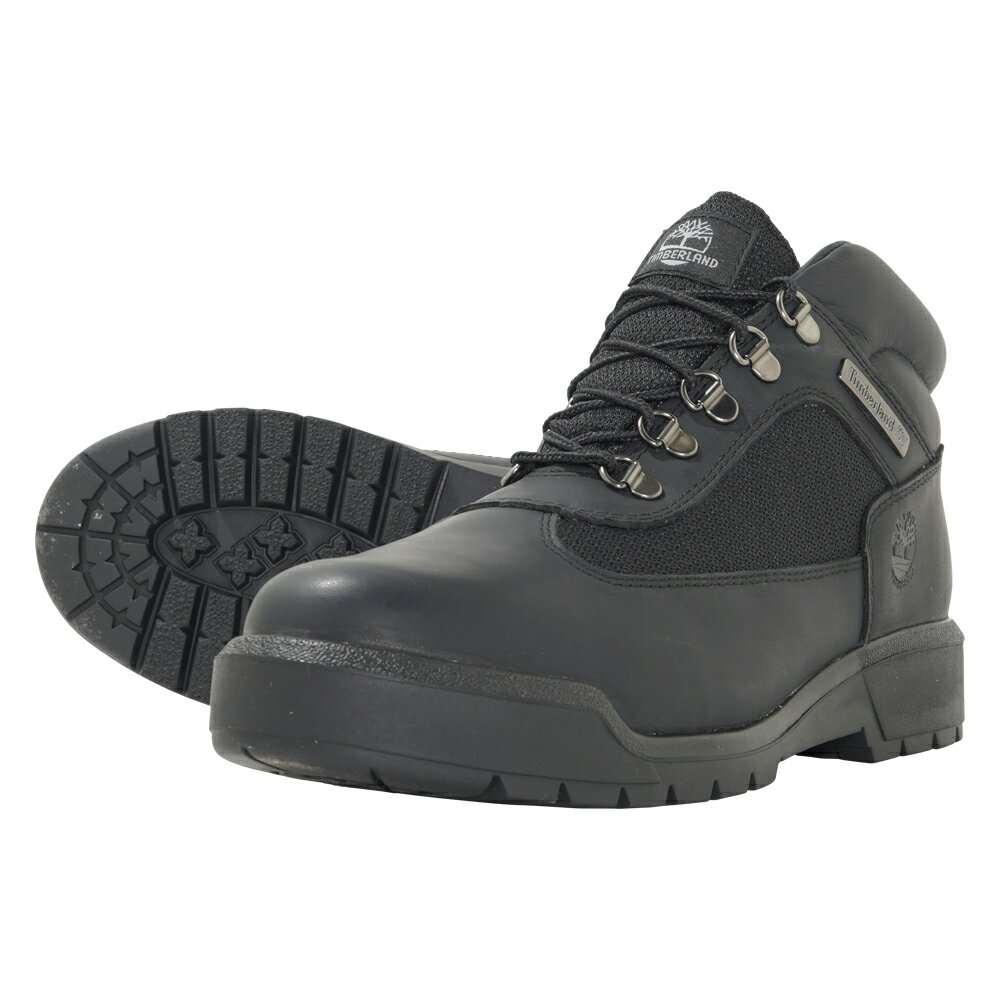 ティンバーランド フィールドブーツ プレミアム ブーツ Timberland FIELD BOOT F/L WP MID BOOT BLACK ブラック