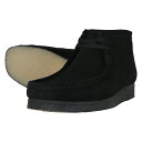 クラークス ワラビー ブーツ Clarks Wallabee Boot -Black Suede(4)