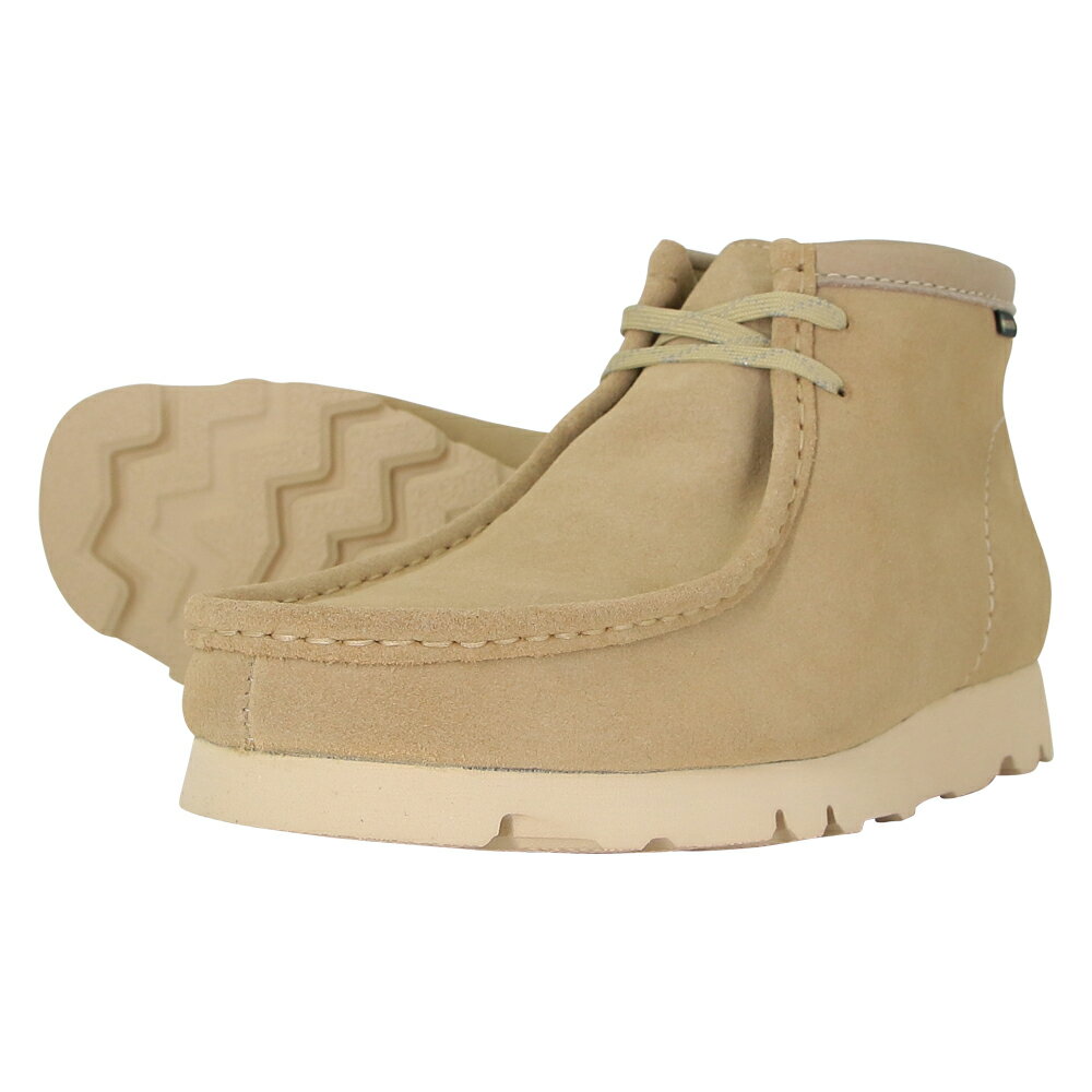 クラークス ワラビーブーツゴアテックス Clarks WallabeeBT GTX-Maple Suede